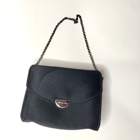 Kenneth Cole satin mini bag with chain. - Picture 1 of 8